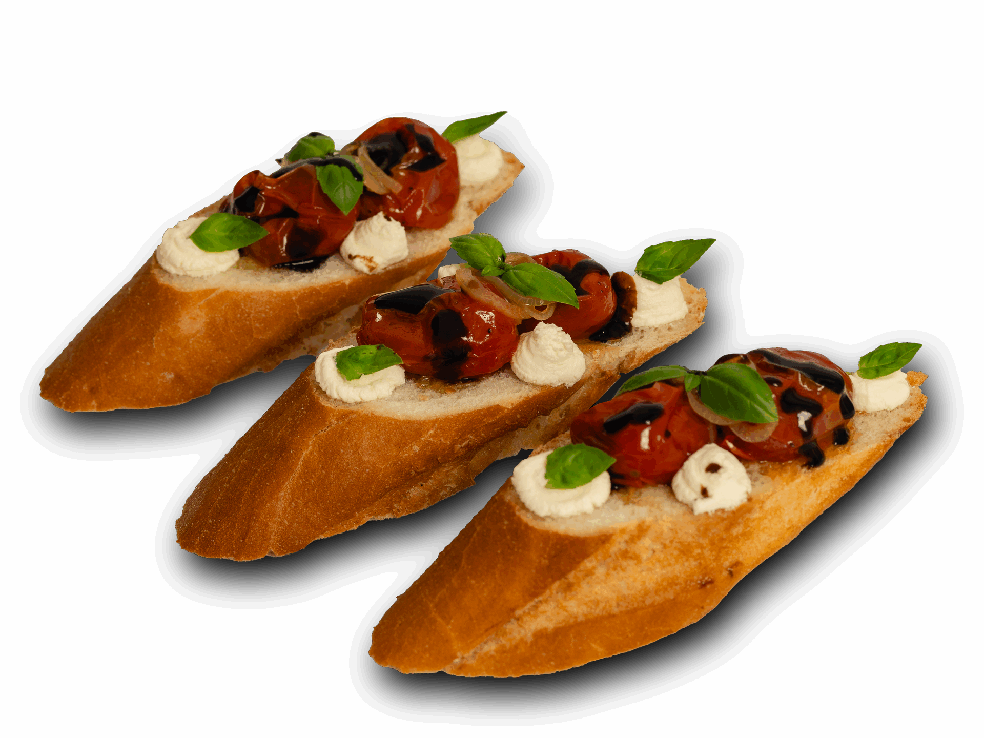 Confierte Tomaten auf Baguette - Safis - World of Fingerfood aus Friesenheim bei Lahr / Offenburg in der Ortenau - Catering, Fingerfood, Buffet